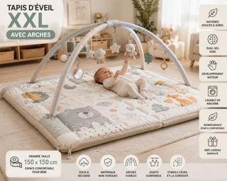 Tapis d'Éveil XXL avec Arche